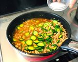 ぽりぽり食感☆ピリ辛きゅうりマーボ！作り方5写真