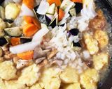 じゃがいも豆腐肉団子野菜の塩だれ炒め作り方16写真