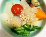 じゃがいも豆腐肉団子野菜の塩だれ炒め作り方19写真