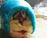 猫型ロボット風。顔クッキー作り方29写真