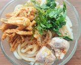 塩麹鶏で作るおだしの効いた冷やしうどん作り方4写真