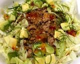 本格的に！寄せてます！タコライス＋大豆作り方12写真