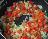 水煮トマトで赤パプささみのトマクリパスタ作り方2写真