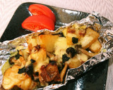 ジャガイモとキノコのチ—ズ焼き作り方11写真
