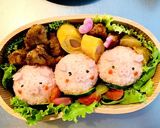 こぶたちゃん弁当♡作り方4写真