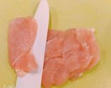 鶏むね肉と塩こうじの、鶏塩うどん！作り方1写真