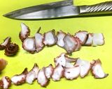 タコのサラダ 練りゴマ梅ポン和え作り方1写真