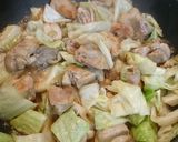 超簡単☆鶏肉とキャベツの甘辛炒め作り方4写真