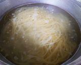 超簡単！ごま＆豆乳＆黒酢&梅の冷製パスタ作り方3写真