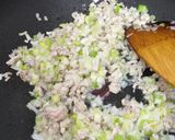 チャーハン(肉、最後に残りのキャベツ)作り方2写真