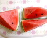 美味しいスイカの切り方♪（保存方法）作り方2写真