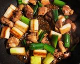 鶏肉と長ねぎの甘辛炒め作り方5写真