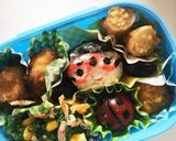 キャラ弁 レディバグ ディズニー作り方5写真