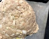 火山大噴火！中まで焼ける巨大ハンバーグ作り方8写真