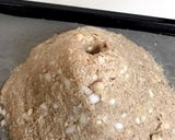 火山大噴火！中まで焼ける巨大ハンバーグ作り方11写真