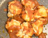 バーベキューソースチキン作り方3写真