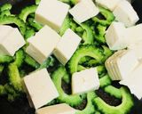 厚揚げ＆豆腐●甘辛ゴーヤーチャンプルー作り方1写真
