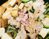 厚揚げ＆豆腐●甘辛ゴーヤーチャンプルー作り方2写真