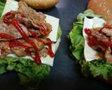 簡単！子供喜ぶ！【焼肉チーズバーガー】作り方4写真