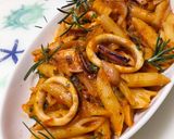 簡単☆イカとペンネのトマトソース作り方7写真