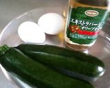 ズッキーニのソテー目玉焼きのせ作り方1写真