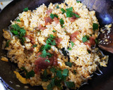 簡単！ ジャコと梅シソの和風炒飯♪作り方6写真