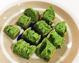 つかみ食べ！卵なし！ほうれん草パンケーキ作り方4写真
