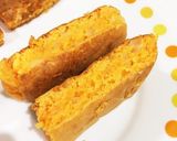 つかみ食べ！卵なし！ほうれん草パンケーキ作り方5写真
