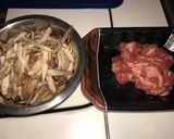 牛肉入りきんぴらごぼう作り方1写真