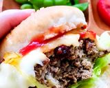 肉厚ジューシー！チーズバーガー作り方5写真