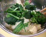 ✜焼き山芋とほうれん草のマヨわさ和え✜作り方5写真