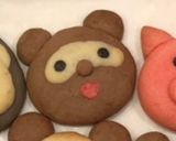型なし☆可愛いカラフル動物クッキー☆作り方36写真