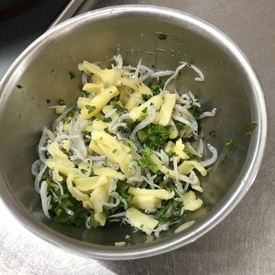 パセリ・しらす・チーズのcaせんべい by ゆみこ'Sキッチン