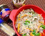 レンジで作る♬しらたきでチャプチェ風♪作り方8写真