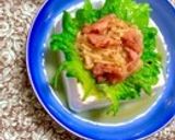 超簡単❤梅練りと大葉の冷奴(*^^)v作り方8写真