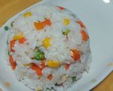 炒めご飯✕ミックスベジタブル作り方4写真