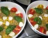トマト・モッツァレラ・バジルの冷やし麺♪作り方14写真