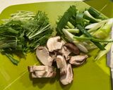 水菜と豚肉の豆漿鍋（トウジャンナベ）作り方1写真