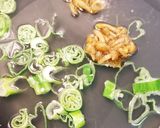 なめこの和風パスタ作り方2写真