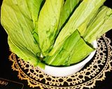 刺身こんにゃくチンゲン菜ミョウガタレ添え作り方1写真