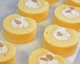 品良く*桃あんのロールケーキ作り方36写真