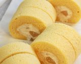 品良く*桃あんのロールケーキ作り方35写真