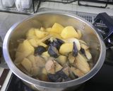 揚げなすとじゃがいもの煮物作り方5写真