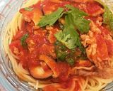 豚バラと椎茸の万能トマトソース作り方10写真
