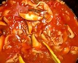 セロリ葉のトマトチーズパスタ作り方1写真
