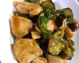 ナスピーマン鶏胸肉のオイスターソース炒め作り方9写真