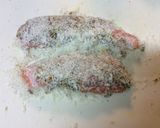 鮭のパン粉焼バジルソース作り方1写真