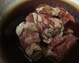 牛バラと獅子唐の煮物作り方3写真