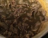 牛バラと獅子唐の煮物作り方4写真