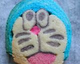 猫型ロボット風。顔クッキー作り方37写真